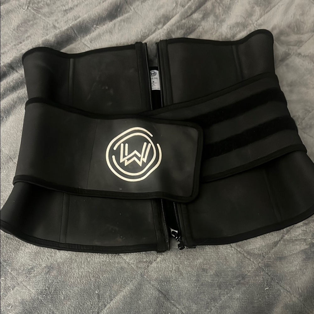 Black Waist Trainer with Logo